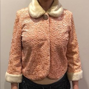 Pea coat in light pink and 3/4 sleeves